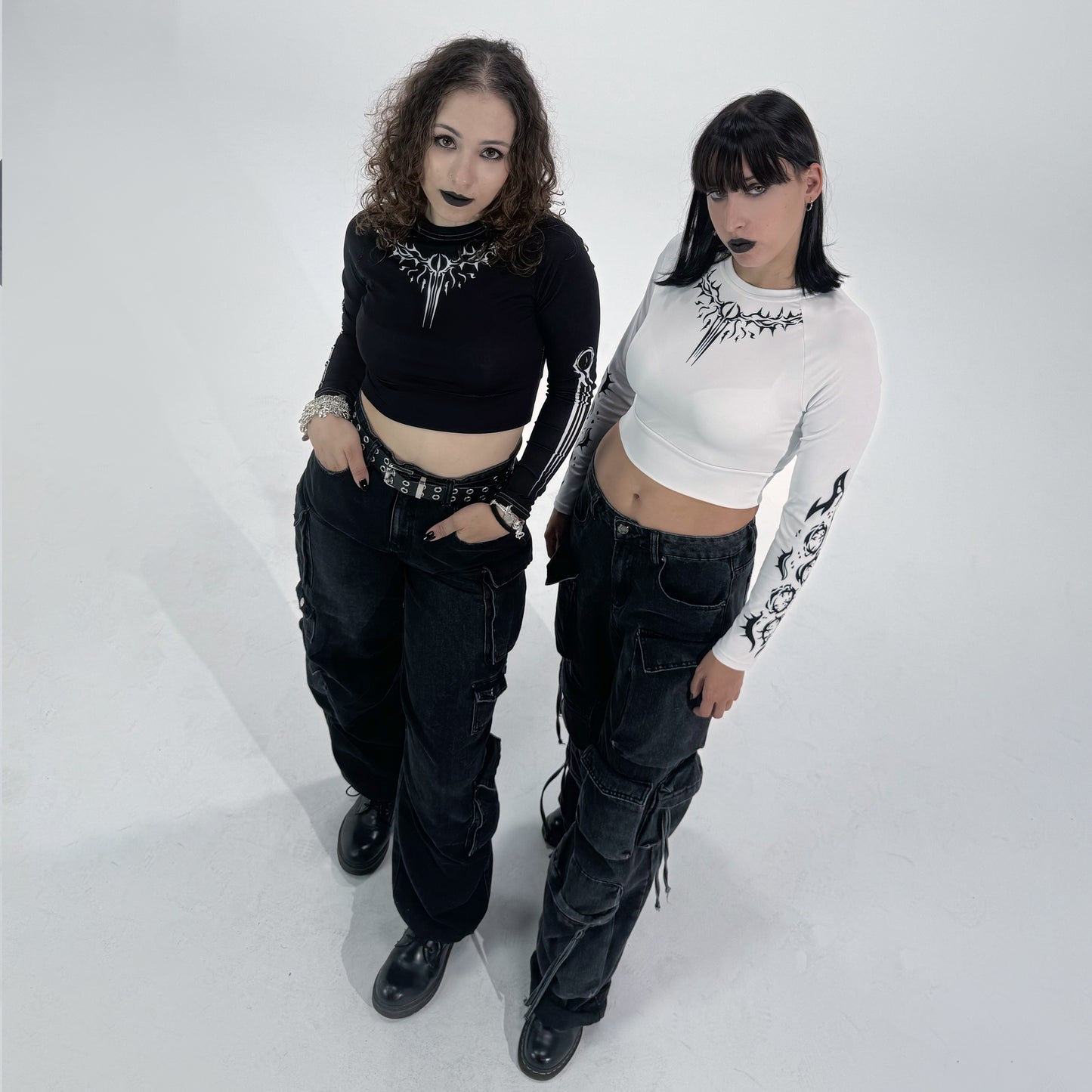 K.R.C. - Queen of The Track - Crop Top Black