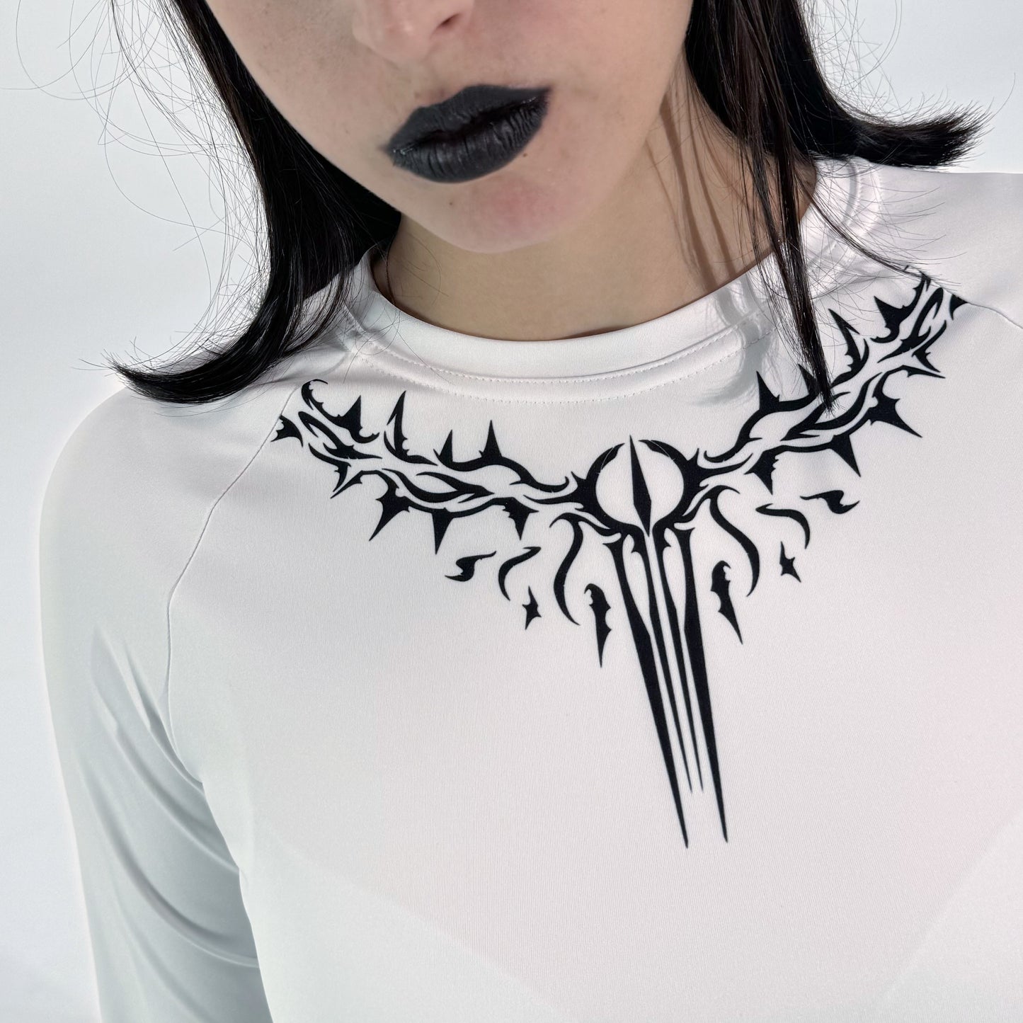 K.R.C. - Queen of The Track  - Crop Top White