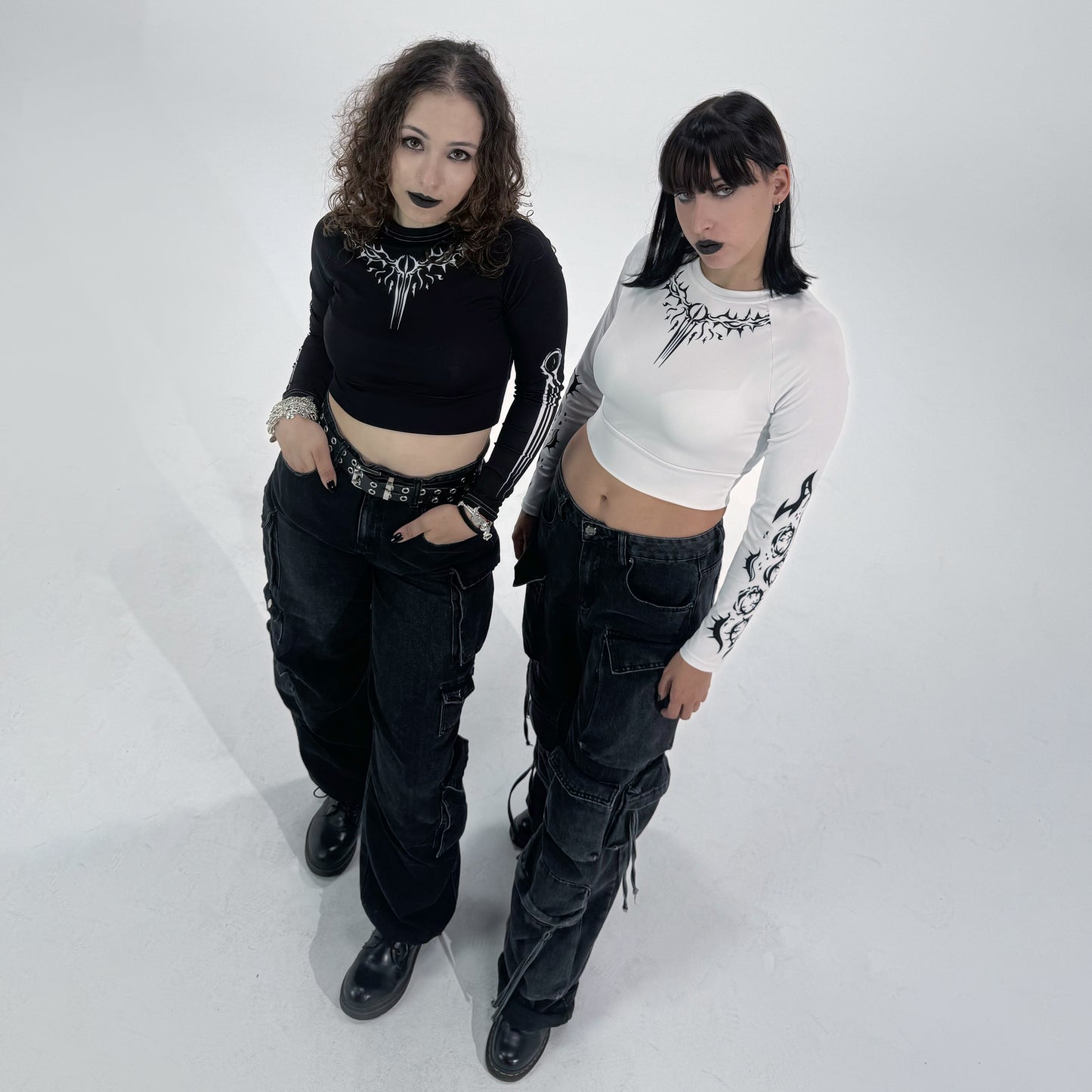 K.R.C. - Queen of The Track  - Crop Top White