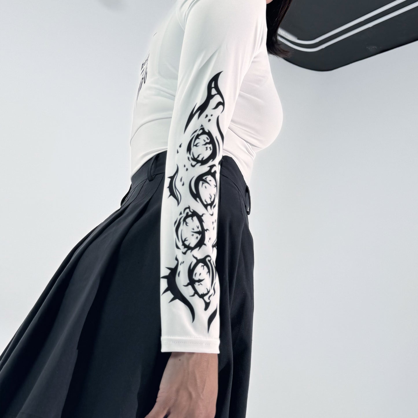 K.R.C. - Queen of The Track  - Crop Top White