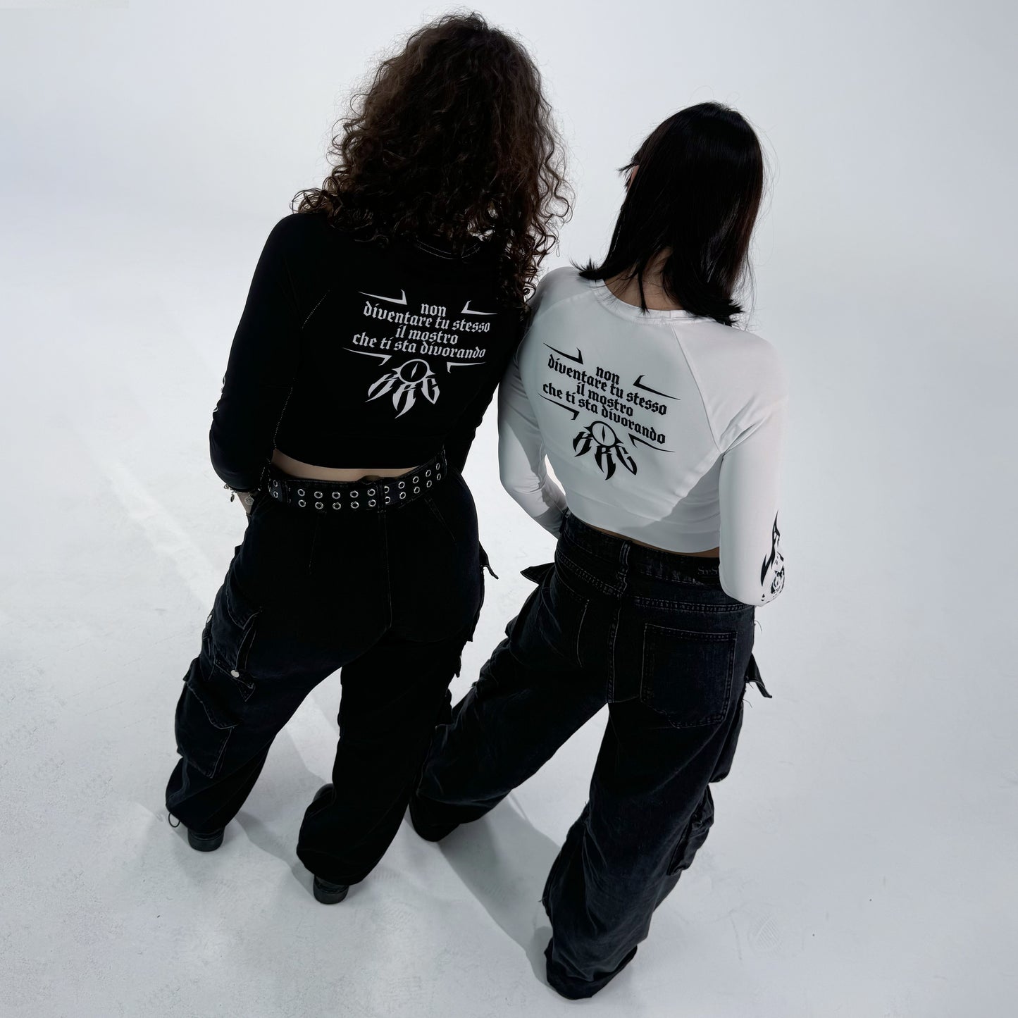 K.R.C. - Queen of The Track  - Crop Top White