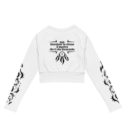 K.R.C. - Queen of The Track  - Crop Top White
