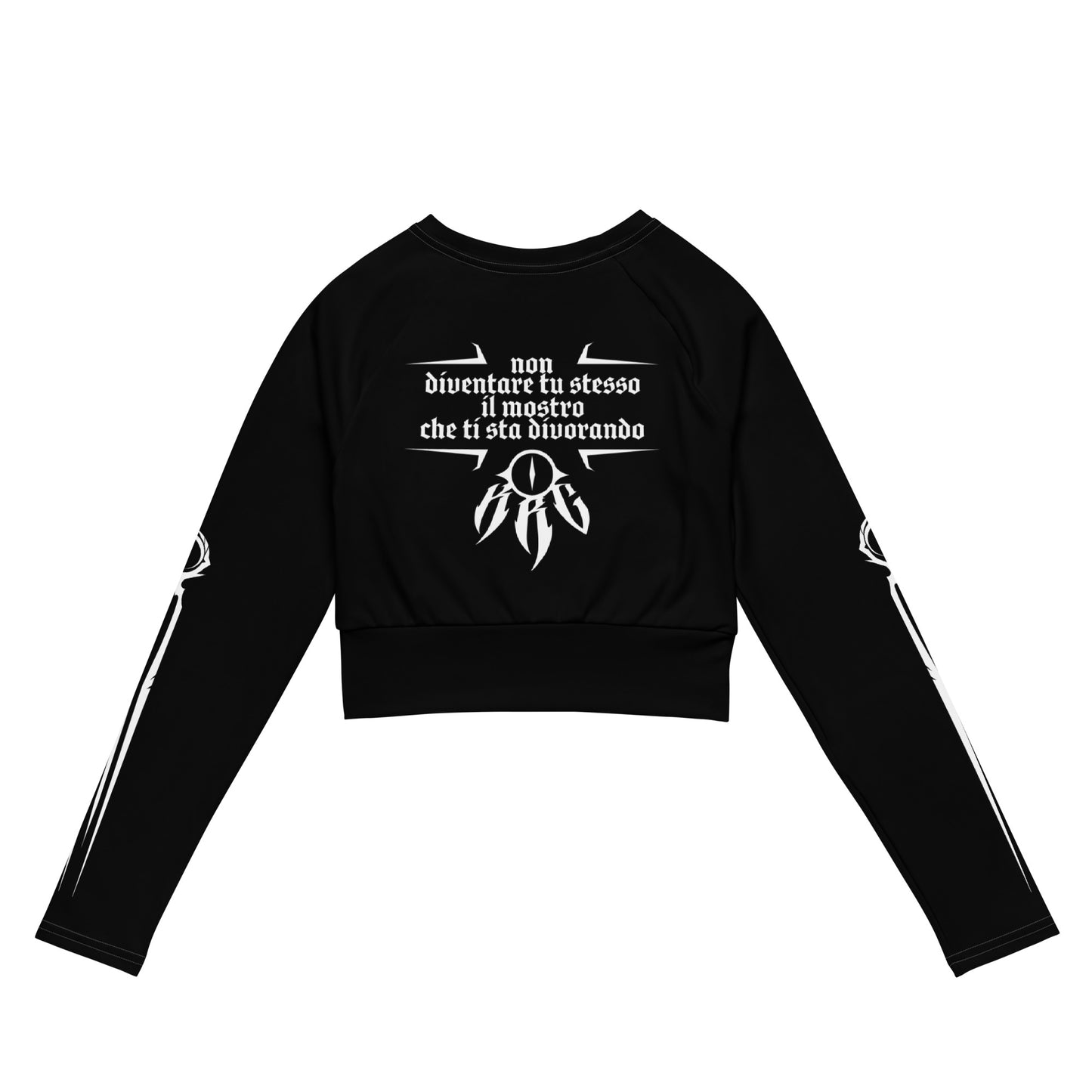 K.R.C. - Queen of The Track - Crop Top Black