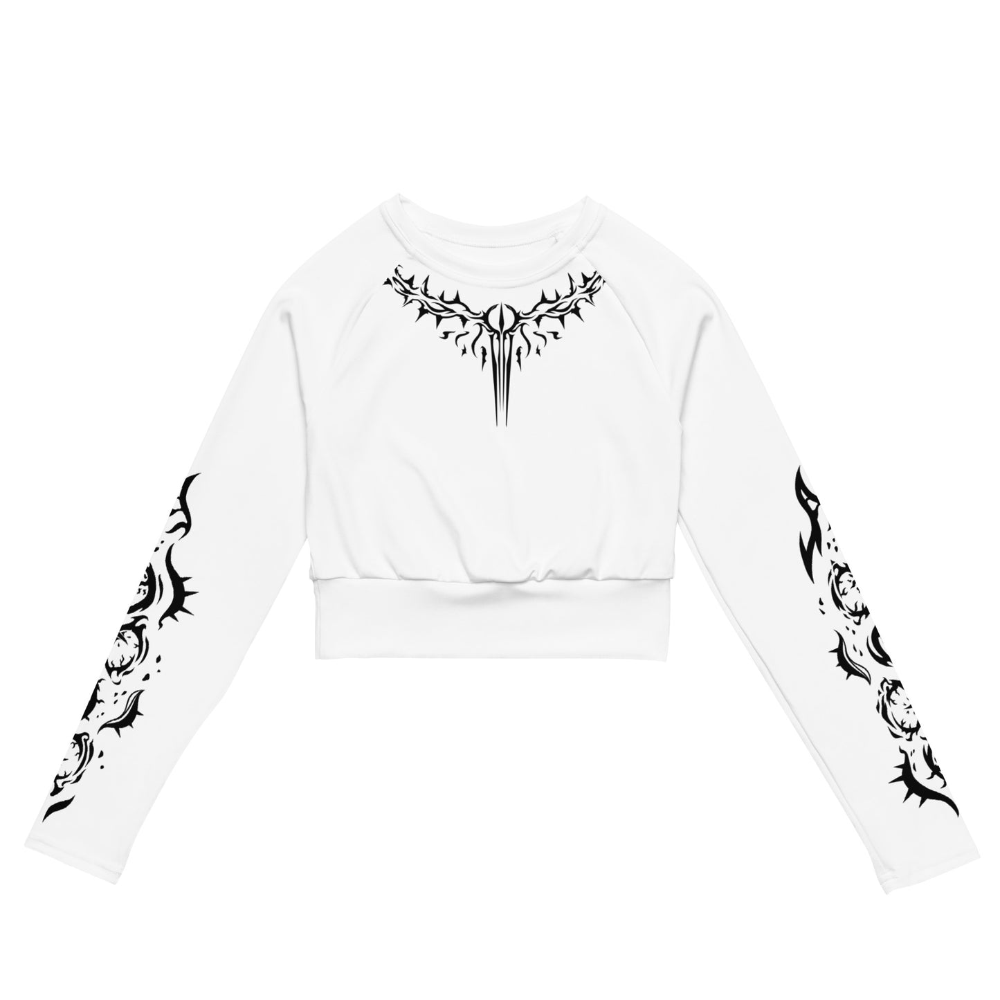 K.R.C. - Queen of The Track  - Crop Top White