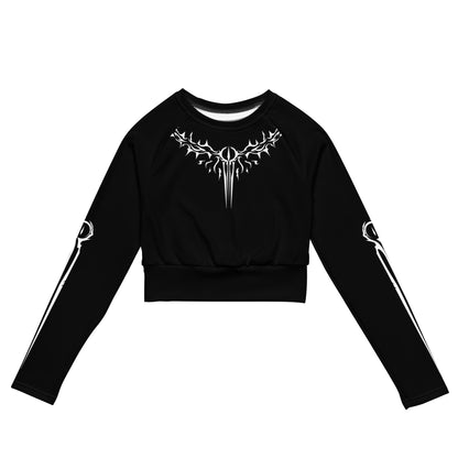 K.R.C. - Queen of The Track - Crop Top Black