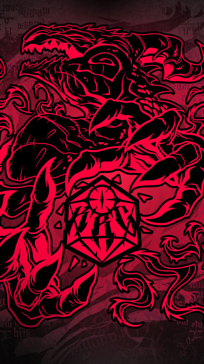 K.R.C. - K.R.C. - Liquid Dragon Flames - Crop top Dark da donna